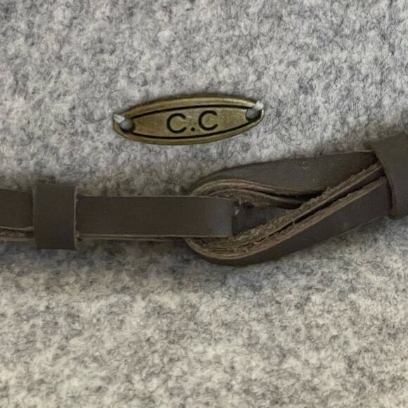 C.C Hitch Knot Trim Vegan Fabric Panama Hat One Size - Picture 6 of 10